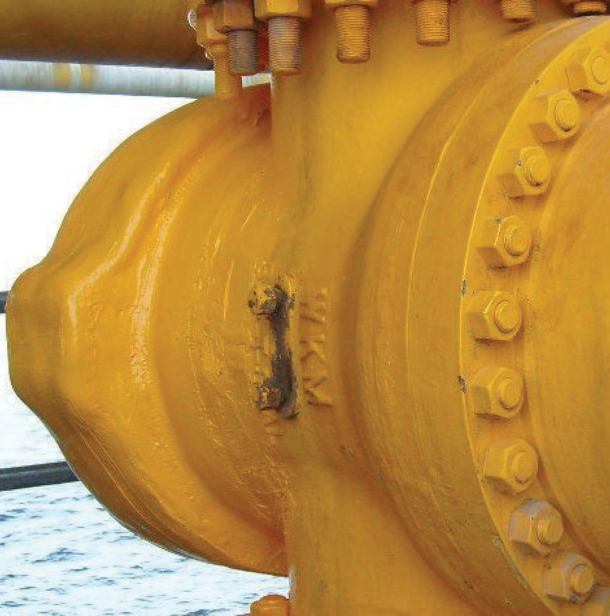 Clamped 16” SDV Sealed with Clock Spring Contour Composite Repair