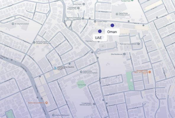 Regional Presence Map